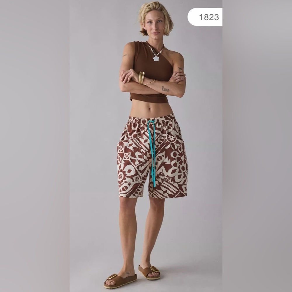 BDG Bradley Baggy Longline Cotton Short